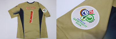 #ad italy jersey 2006 shirt buffon gold short sleeve world cup shirt $85.00