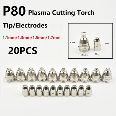#ad High quality Consumables for P80 Plasma Cutting Torch and CNC Plasma Cutting $15.68