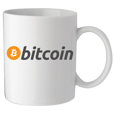 #ad Bitcoin Classic Logo Crypto Trader Custom Made Ceramic Coffee Tea Mug Cup Glass $16.99
