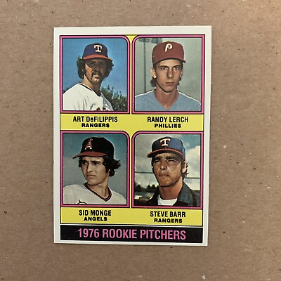#ad 1976 Topps # 595 Rookie Pitchers RC P Baseball Card $2.02