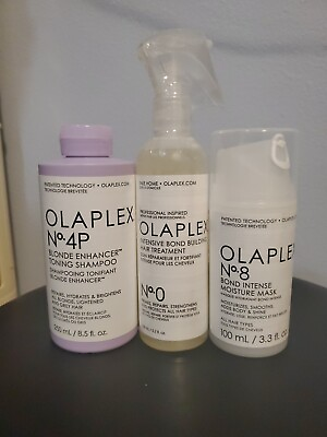 #ad Olaplex No. 0 No. 8 No 4P Trio Deal *SEALED 100% AUTHENTIC SAME DAY SHIP $80.00