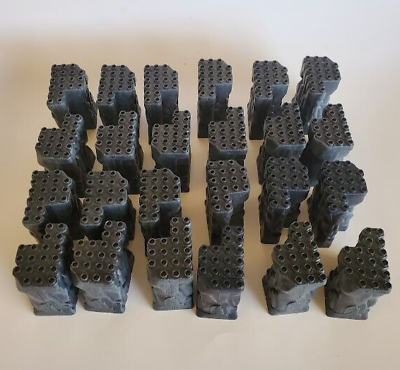 #ad Mega Bloks Dragons Krystal Wars Replacement Stone Wall Gray Mountain Set Of 24 $124.99