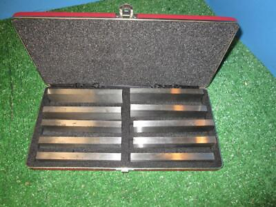 #ad Starrett S384 3Z Steel Precision Parallels Set 1 2quot; Thickness 6quot; Length 5 Pairs $389.00