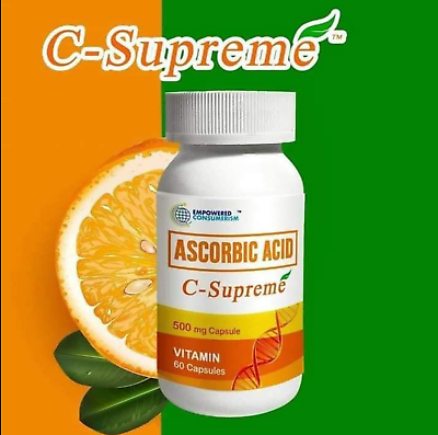 #ad Boost Your Health with Ascorbic Acid C Supreme 500 mg Capsule:A Powerful Vitamin $20.99