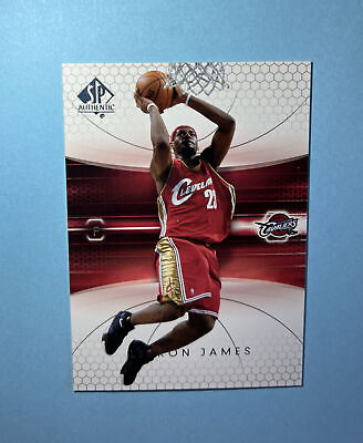 #ad LeBron James 2004 05 UD SP AUTHENTIC SECOND YEAR CARD GRADE READY MINT $15.00
