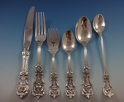 #ad Francis I Reed amp; Barton Sterling Silver Flatware Set for 12 Service 72 Pc $3915.00