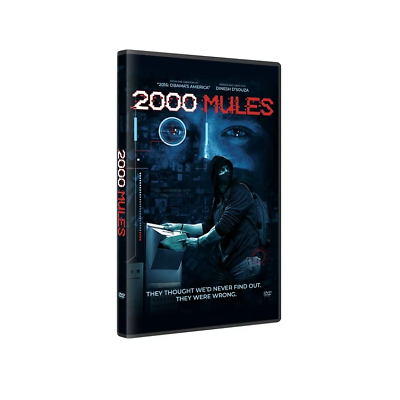 #ad 2000 Mules DVD Documentary Dinesh D’Souza New Sealed. 1 Day Handling $17.50
