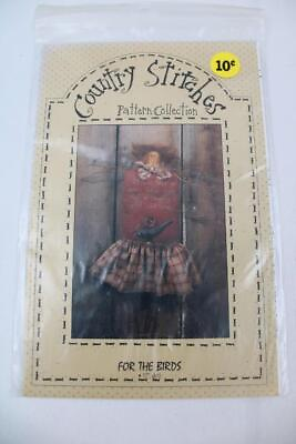 #ad COUNTRY STITCHES PATTERN COLLECTION FOR THE BIRDS 17quot;DOLL DOOR HANGING1999UNCU $7.99