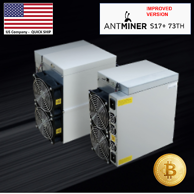 #ad #ad BITMAIN ANTMINER S17 73th Improved Version Crypto Miner QUIK SHIPPING $4499.95
