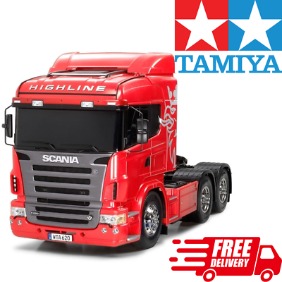 #ad Tamiya 1 14 Scania R620 Highline RC Car Tractor Trailer Semi Truck Scale Kit $467.60