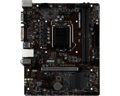 #ad MSI H310M PRO VD PLUS Motherboard Intel H310 LGA 1151 DDR4 m ATX VGA USB 3.1 $76.00