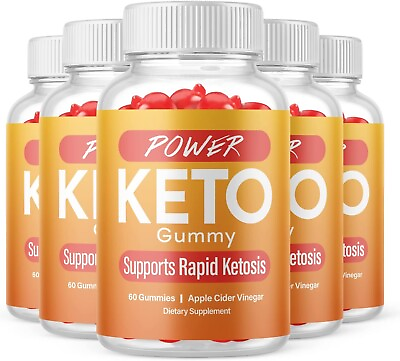 #ad 5 Power Keto Gummies Weight Loss Fat Burner Appetite Suppressant Supplement $69.78