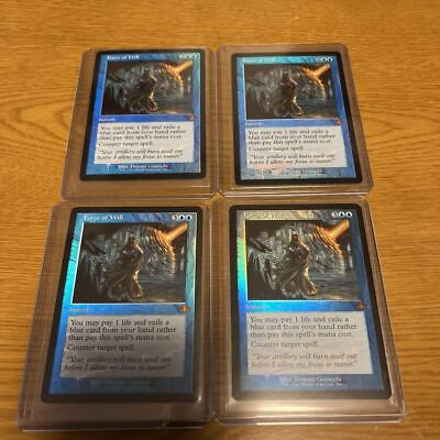 #ad Force Of Will Old Frame 4 Foils English Version $770.60