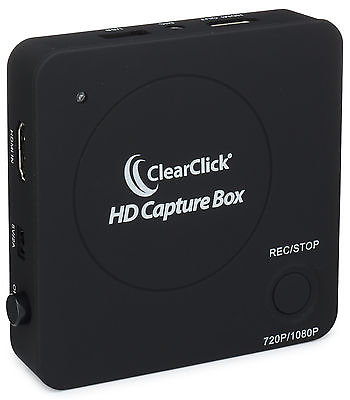 ClearClick HD Capture Box Record Capture HDMI Video From Gaming Systems amp; More $117.95