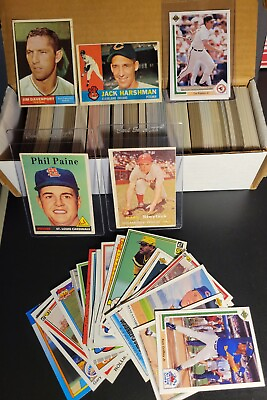 #ad Vintage Baseball Card Starter Collection 500 cards 1950 60 70 80 90 LO SHIP PROM $31.95