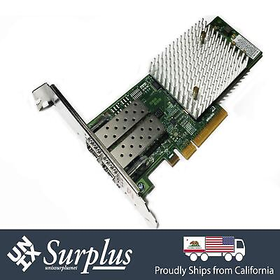Brocade 18602 Dual Port 16GbE SFP PCI E Gen 2 x8 NIC Card Adapter High Profile $29.00