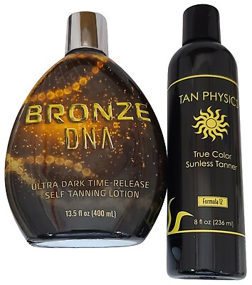 #ad Tan Physics Sunless Self Tanner amp; Bronze DNA Sunless Self Tan Tanning Lotion $44.95