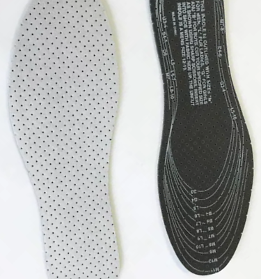 #ad 4 pair Coated Foam Shoe Insoles Cushions Walking Running Feet Foot Care Made USA $8.00