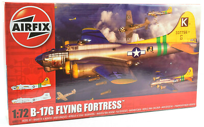 #ad Airfix Boeing B 17G Flying Fortress 1:72 Plastic Model Airplane Kit A08017B $44.99
