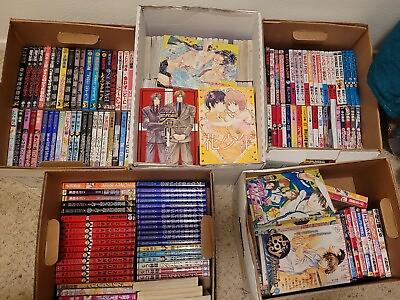 #ad Japanese BL Bo Yaoi Manga Lot 4 Vols Random Selection BL Popular Free Shipping $15.00