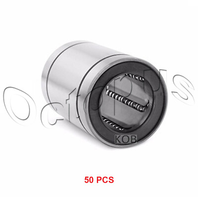 #ad 50PC Premium LM30 UU Metal Shielded Linear Bush Ball Bearing 30x45x64mm $249.99
