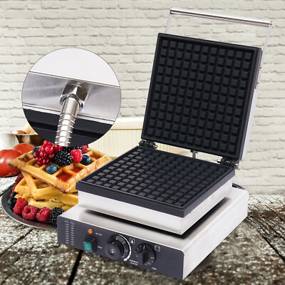 #ad Waffle Maker Commercial Electric Machine Square Nonstick Waffle Making Machine?? $171.95
