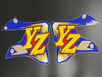 #ad YAMAHA YZ125 YZ 250 SHROUD GRAPHICS DECALS STICKERS THICK HIGH QUALITY VINTAGE $65.00