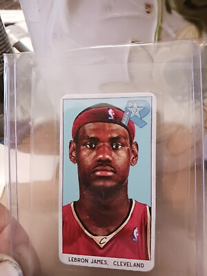 #ad 2003 Lebron James Rookie Cavaliers RARE Tobacco Card Mint Condition $135.00