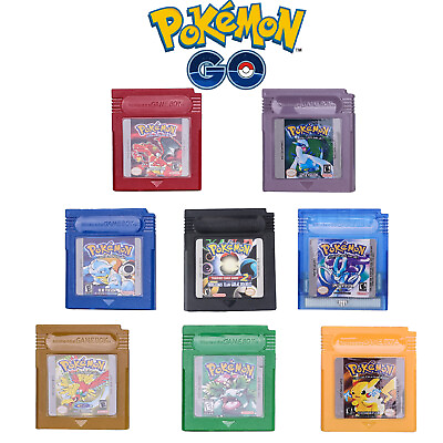 Pokemon Game Crystal Red Yellow Blue Green Gold Silver Trading Card Game 2 GBC $99.99