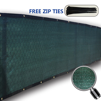 #ad Balcony Privacy Screen Fence Windscreen Privacy Screen Shade Cover w Zip Ties $19.25