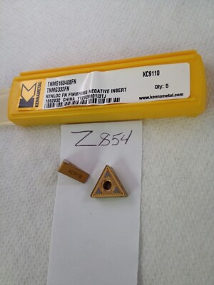 #ad 5 NEW KENNAMETAL TNMG 332FN CARBIDE INSERTS GRADE KC9110. FACTORY PACKED {Z854} $39.95