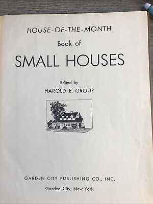 #ad House of the Month quot;1946quot; Book Of Small Houses Mid Century Design Garden City $9.99