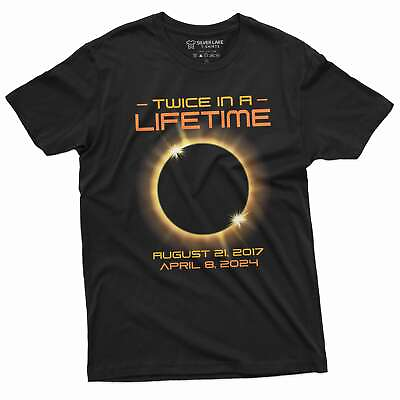 #ad solar eclipse shirt Twice in a lifetime total Solar eclipse of April 8 2024 Tee $18.06