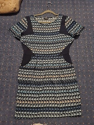 #ad Marks And Spencer Limited Collection Bird Pattern Dress. Size 14. GBP 10.00