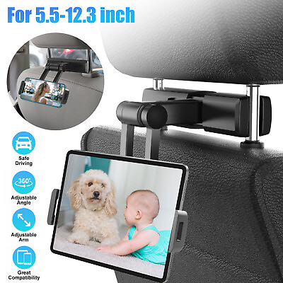 #ad Universal Car Back Seat Headrest Holder Mount Clip for iPad Tablet Phone Samsung $18.98