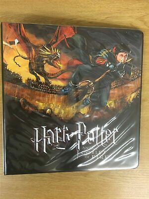 #ad HARRY POTTER GOBLET OF FIRE BINDER WITH PROMO P3 AND P4 $27.85