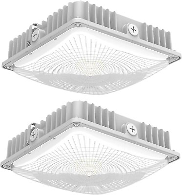 #ad 2Pack LED Canopy Lights Fixture 75W 9750LM Gas Station Canopy Light 5000K ULamp;DLC $116.99