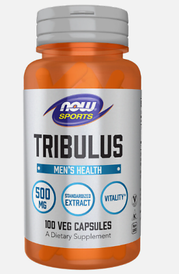 #ad NOW FOODS Tribulus 500 mg 100 Veg Capsules $11.75