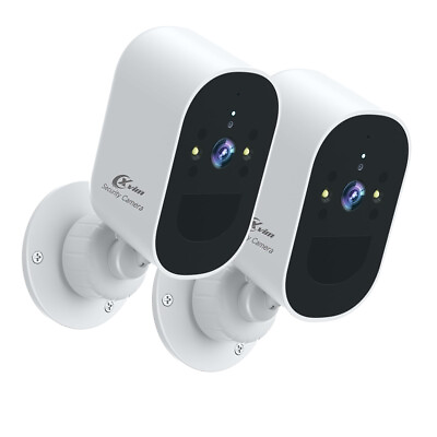 #ad XVIM 4MP Wireless Security Camera Home Wi Fi Battery Camera Waterproof Outdoor $54.99