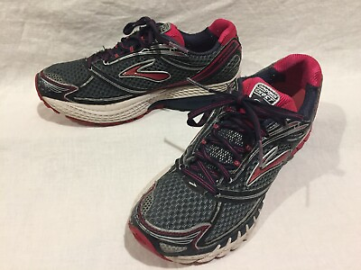 #ad BROOKS size 7 B Women#x27;s SNEAKERS Ghost 6 Gray Pink Running Shoes Tennis Z99 $27.99