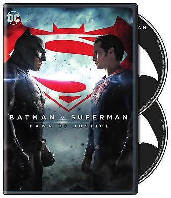 #ad Batman vs Superman: Dawn of Justice DVD 2016 2 Disc Set NEW $6.73