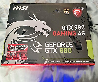 #ad #ad MSI GTX 980 Gaming 4G Graphics Video Card Twin Frozr $800.00