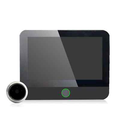 #ad 4.3quot; 1080P WiFi Smart Doorbell Tuya HD Cat Eye Door Peephole Camera $66.31