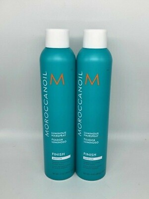 #ad 2x Same Day Ship Moroccanoil Luminous Hairspray 10oz Medium Hair Spray 2 pack $37.99