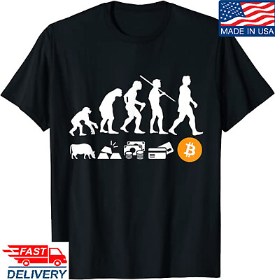 #ad Bitcoin Evolution of Money A Crypto T Shirt Blockchain Coin T shirt $16.99