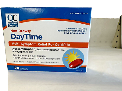 #ad Daytime Cold amp; Flu Multi Symptom Relief 24 softgels caps $9.99