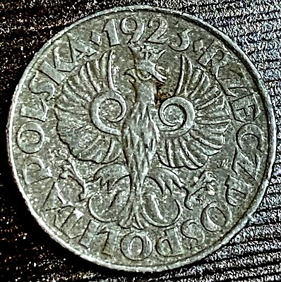 #ad 1923 Poland 20 Croszy Coin Combined Shipping $1.00