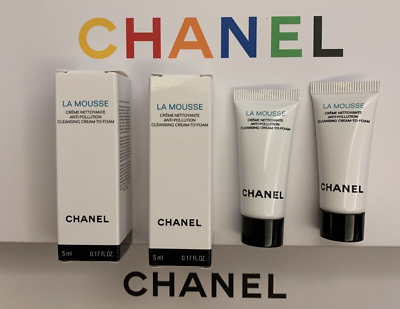 #ad CHANEL LA Mousse Anti Pollution Cleansing Cream to Foam 5ml x 2 = 10ml $14.99