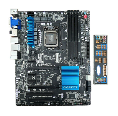 #ad GIGABYTE GA Z77X UD3H LGA 1155 Intel Z77 HDMI SATA Motherboard PARTS ONLY $25.99