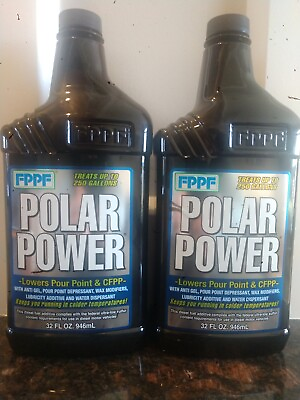 2 Two FPPF POLAR POWER Treats To 250 Gallons With Anti Gel Diesel Fuel32 oz $45.99
